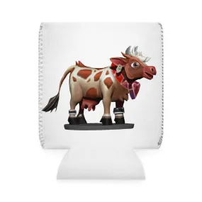 Light Brown Cow Can Cooler Sleeve