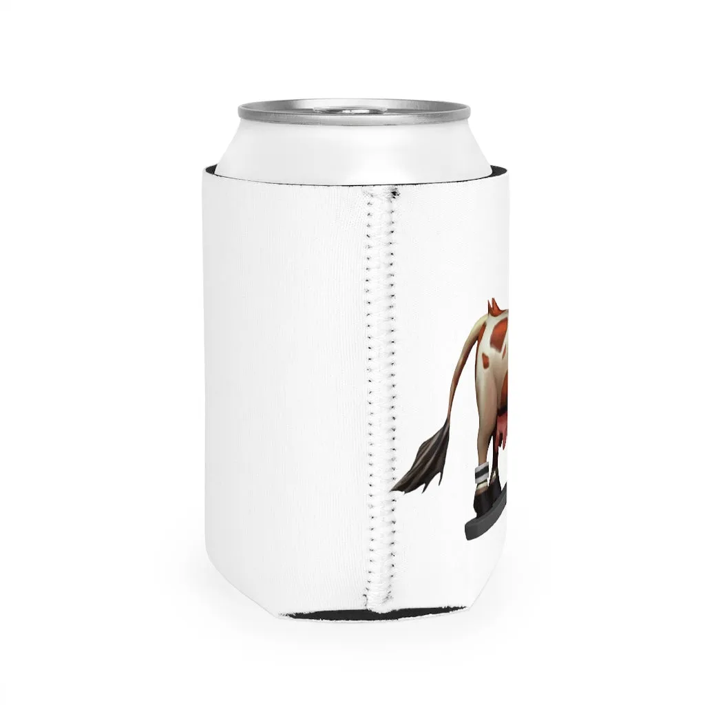 Light Brown Cow Can Cooler Sleeve