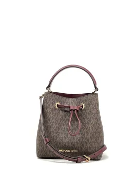 Michael Kors Women's Merlot Suri Small Logo Crossbody Bag