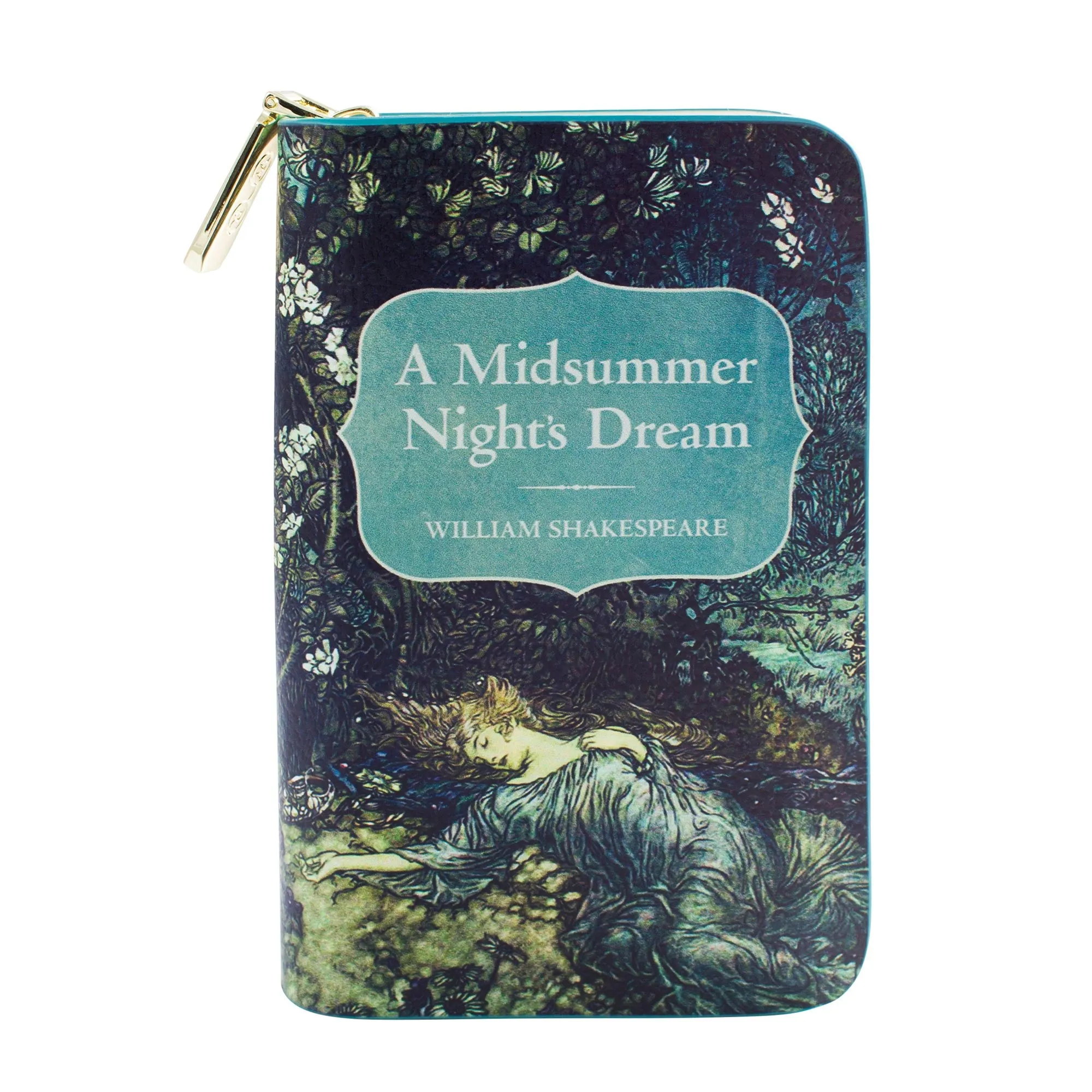 Midsummer Night's Dream Book Zip Around Purse