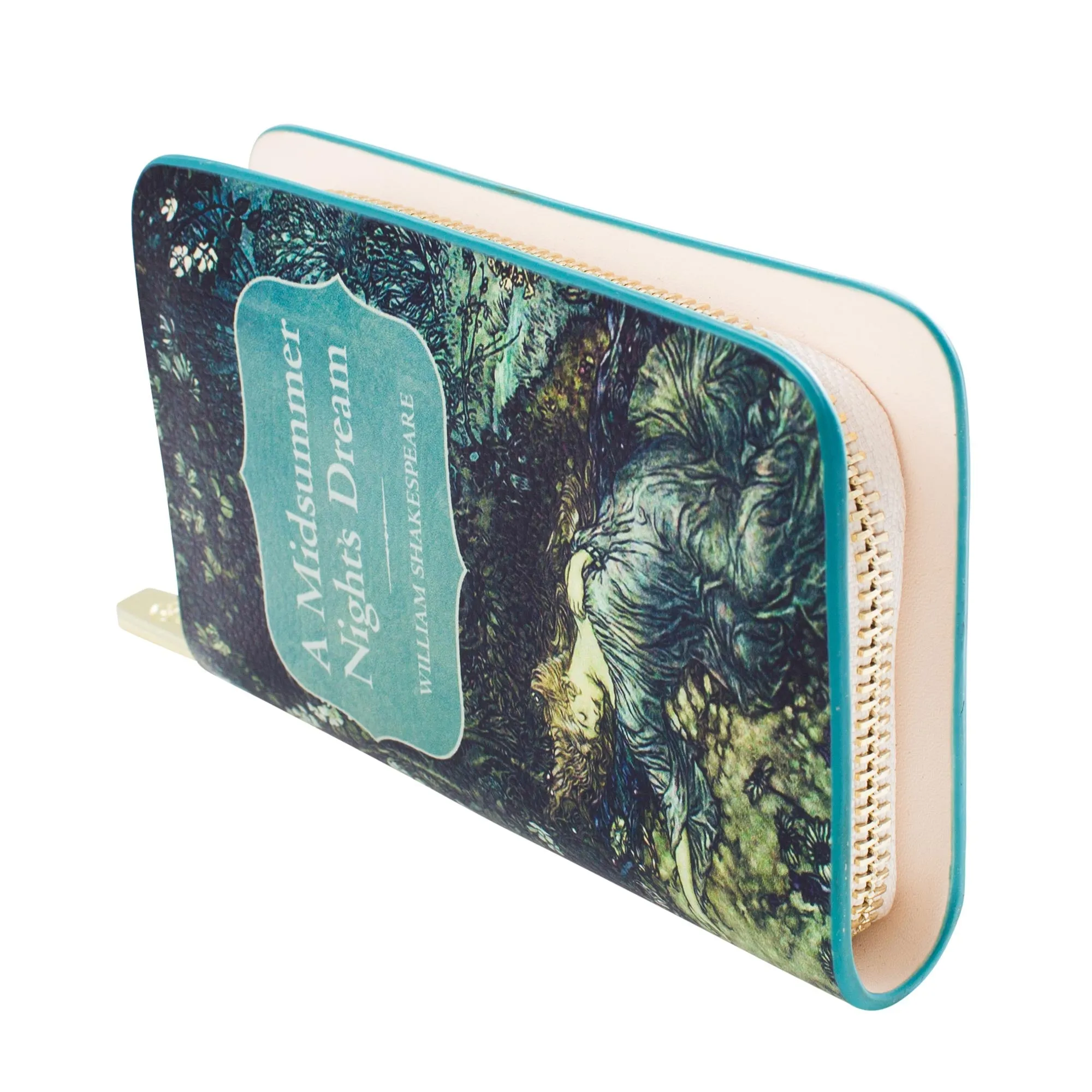 Midsummer Night's Dream Book Zip Around Purse