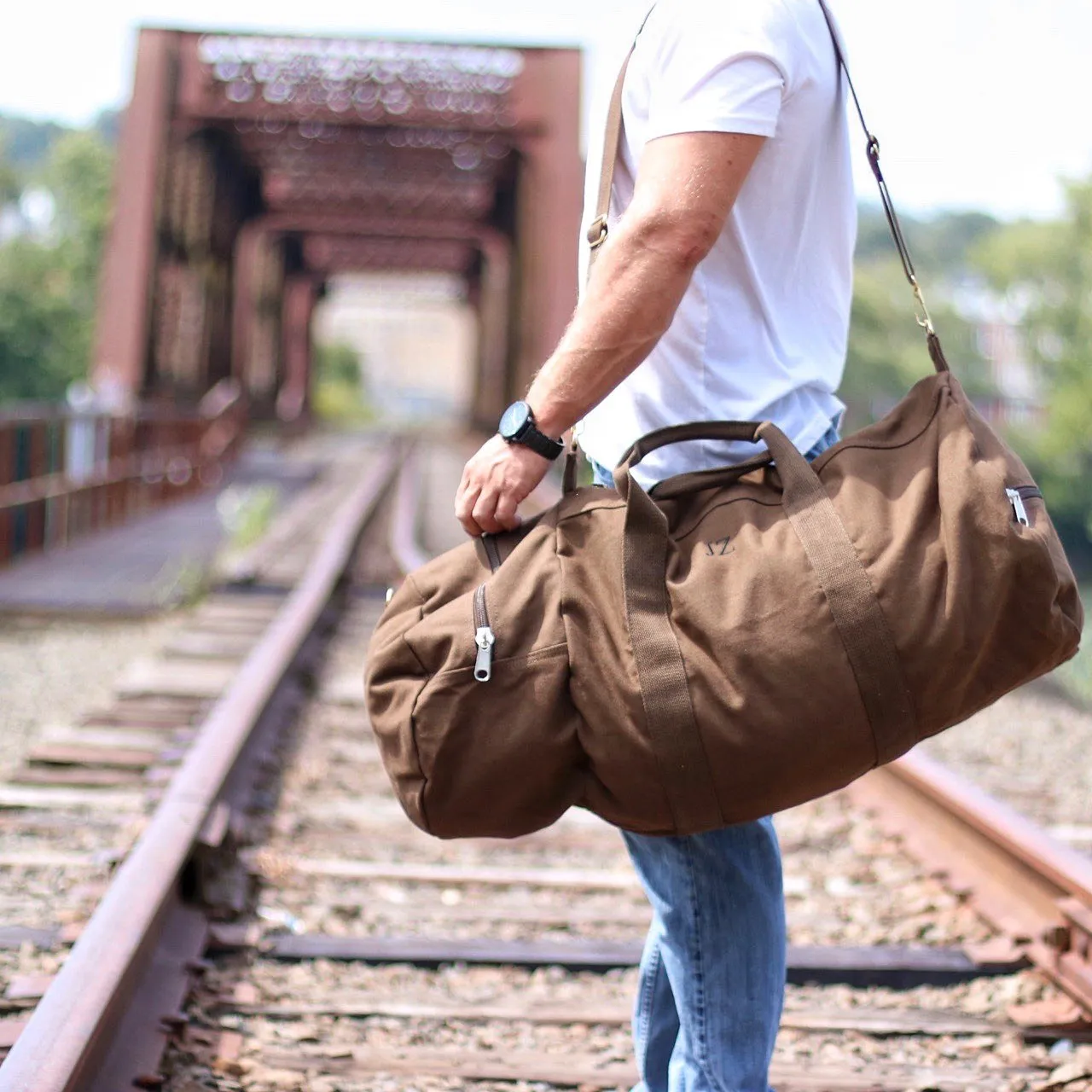 Military-styled Duffle Bag