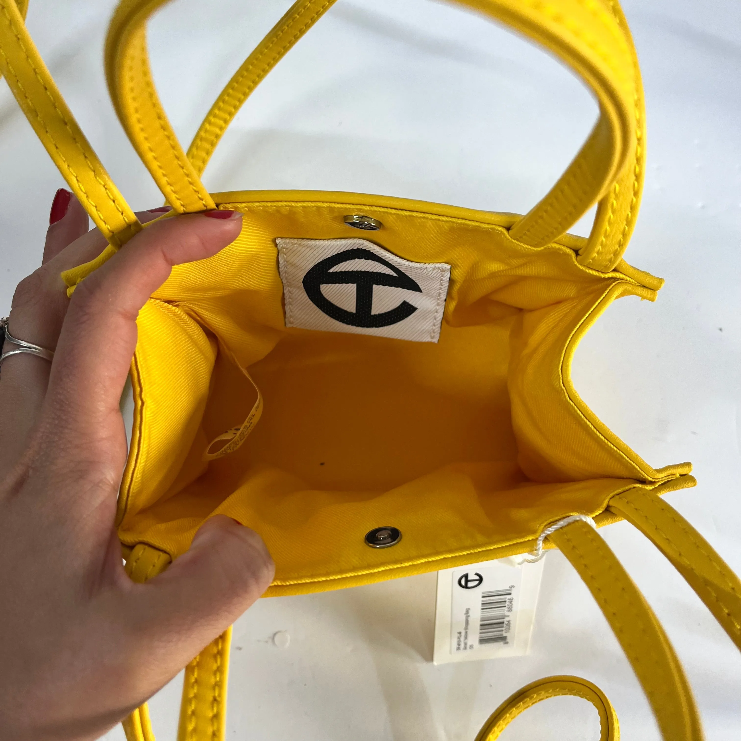 Mini Yellow Telfar Crossbody