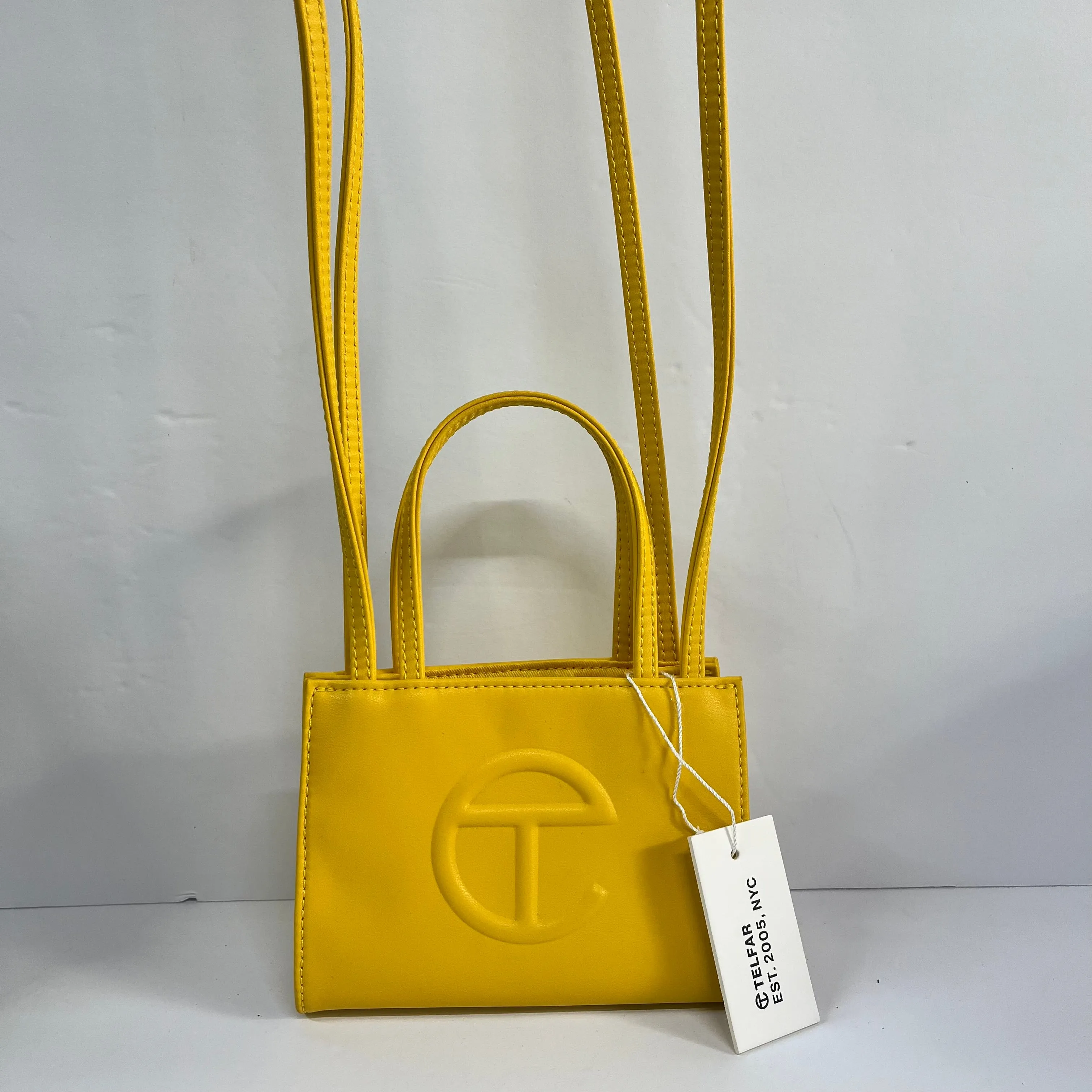 Mini Yellow Telfar Crossbody