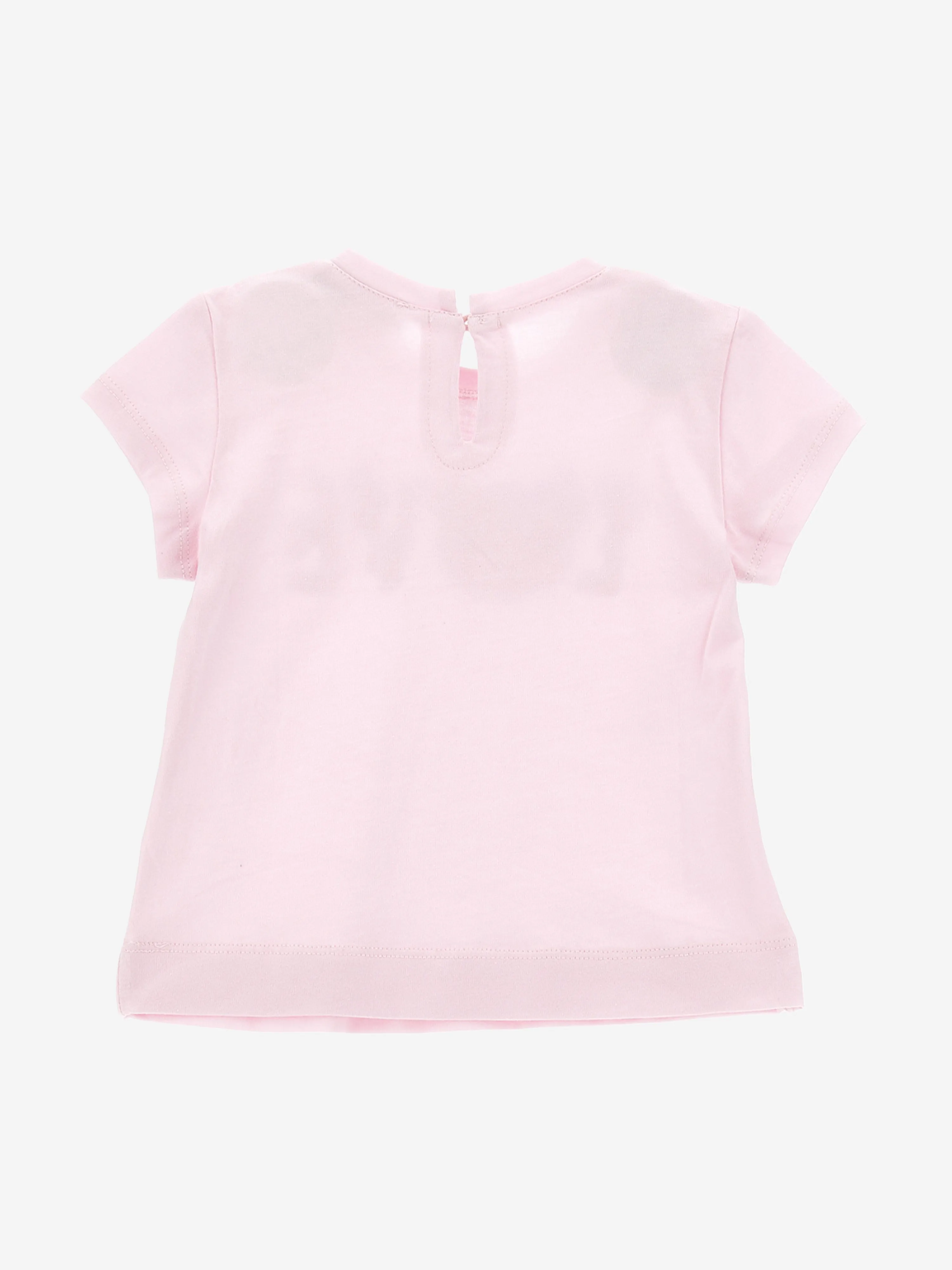 Monnalisa Baby Girls Love Teddy T-Shirt in Pink