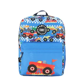 Monster Truck In Flames Backpack