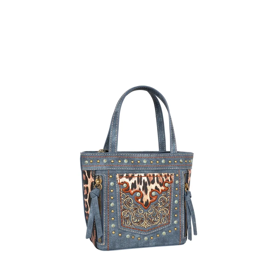 Montana West Embroidered Small Tote