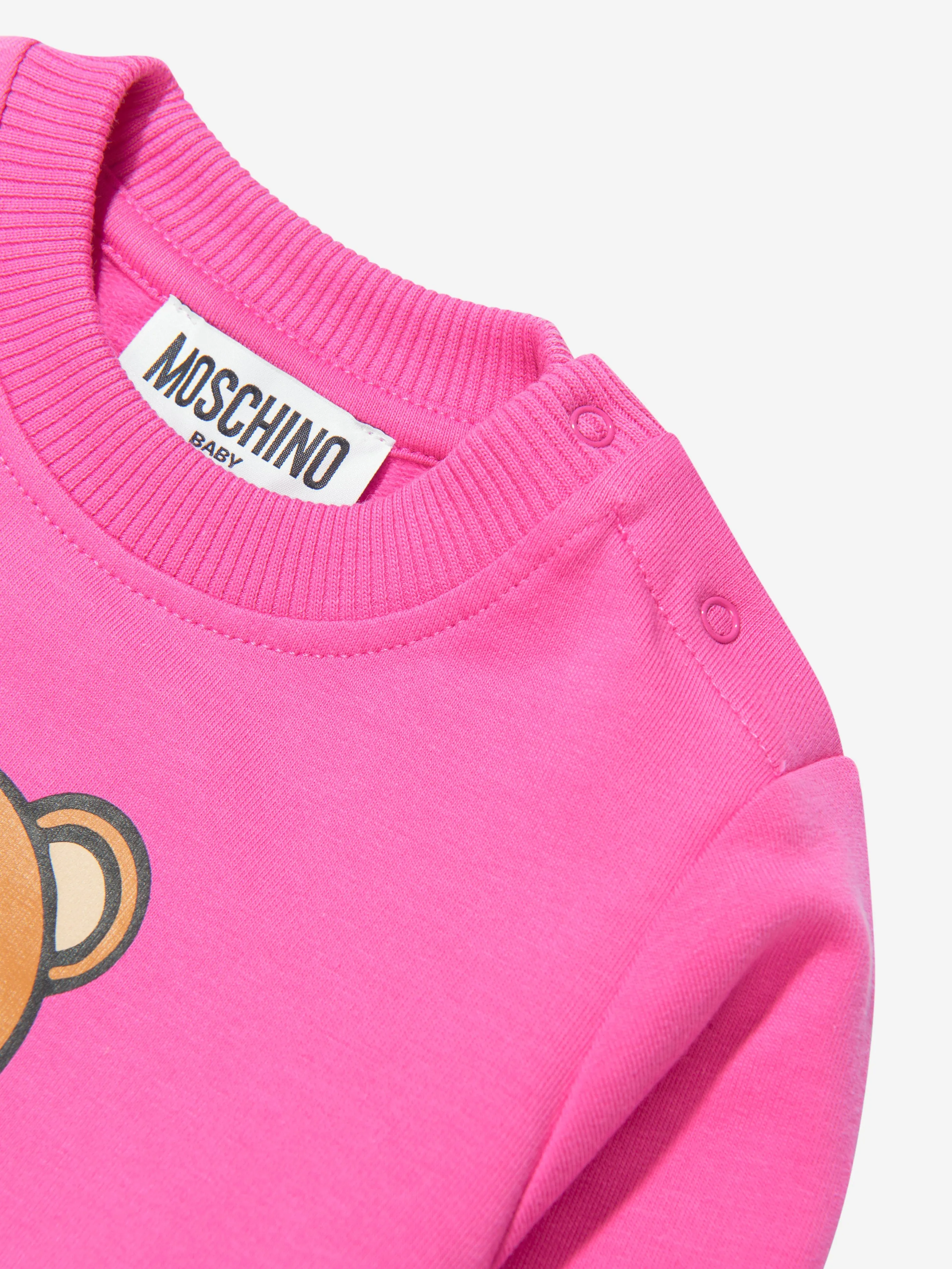 Moschino Baby Girls Teddy Bear Heart Sweatshirt