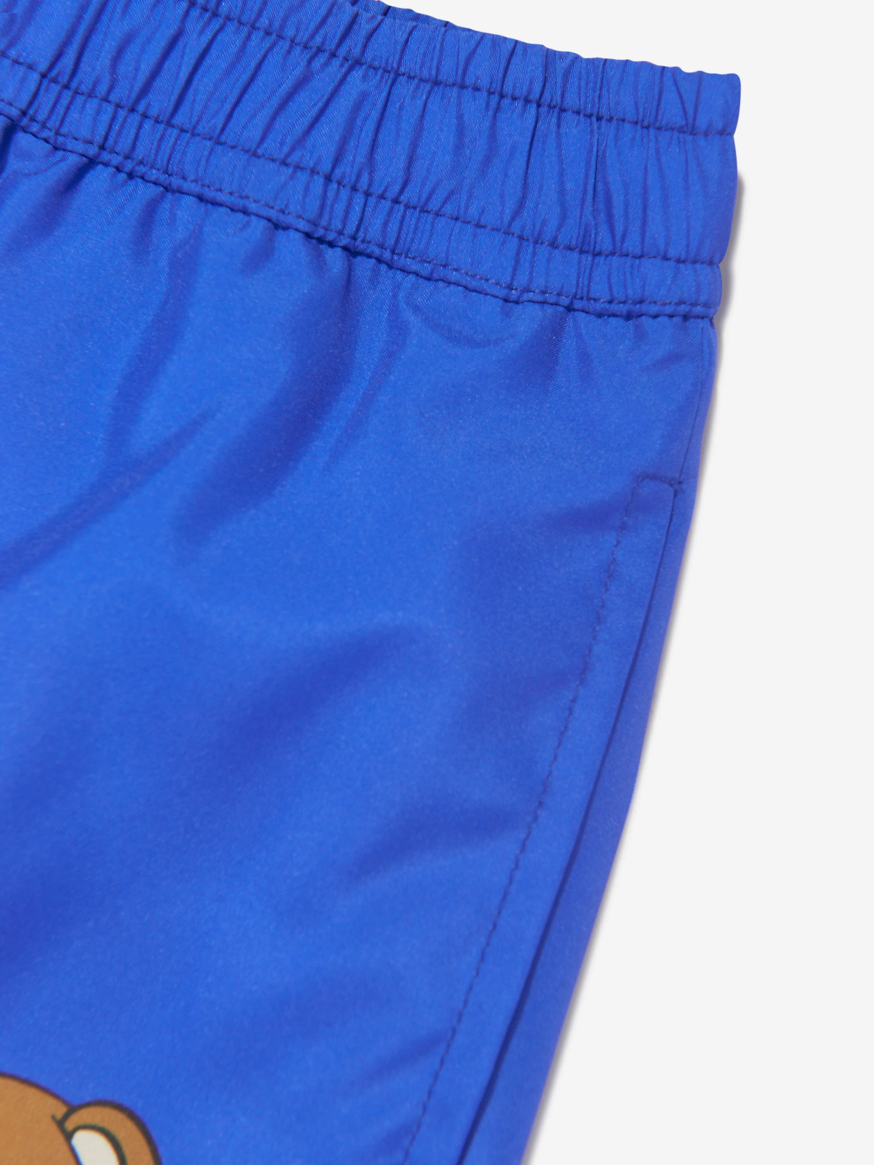 Moschino Boys Teddy Surfer Swim Shorts in Blue