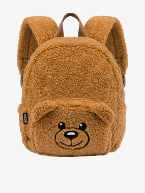 Moschino Kids Bear Backpack in Brown (25cm)