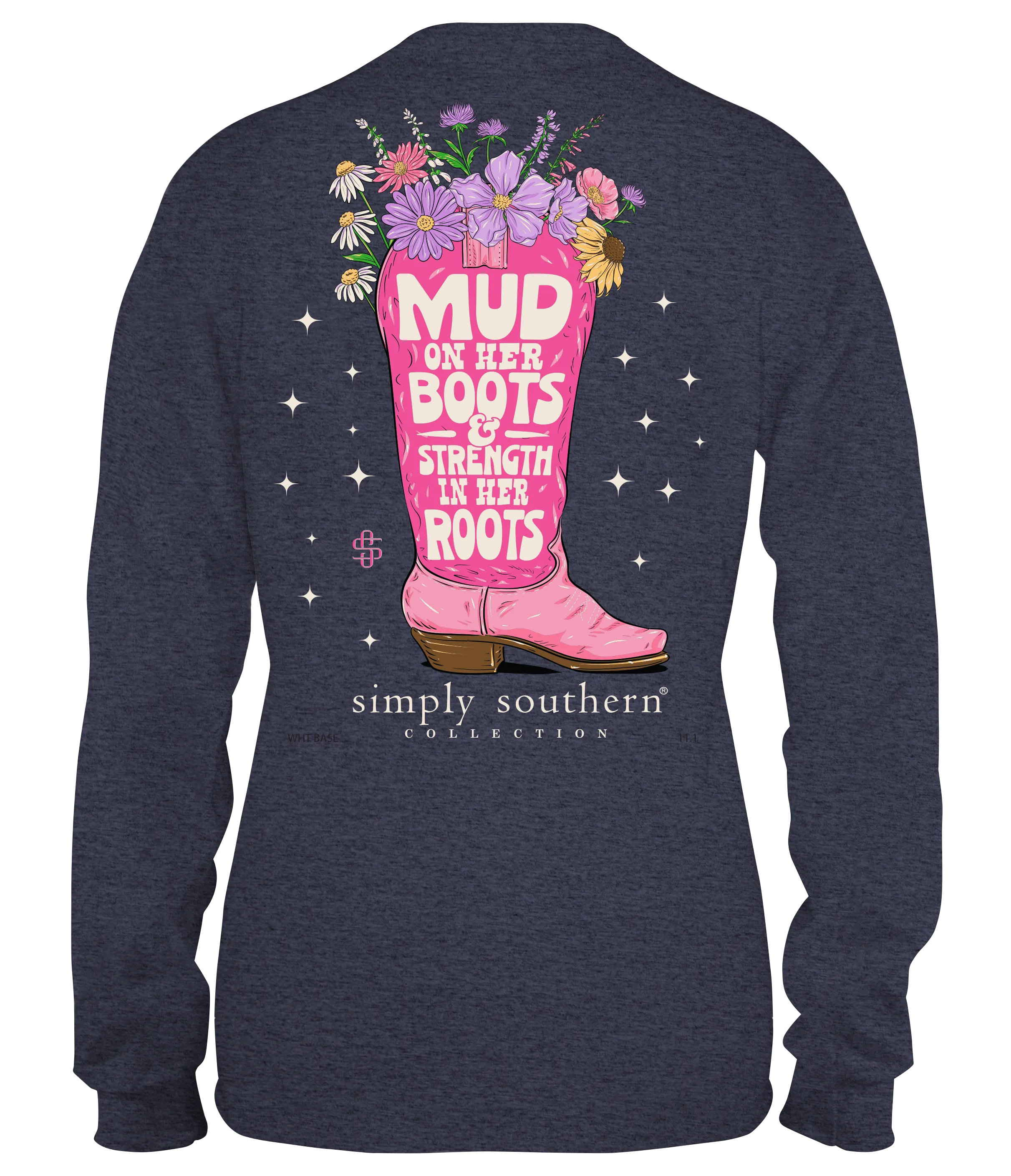 'Mud On Her Boots' Long Sleeve Tee by Simply Southern