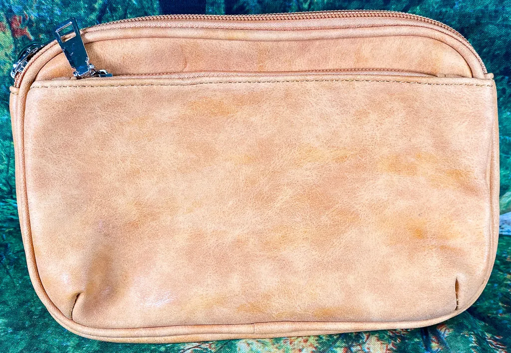 Multi Zipper Shoulder Bag