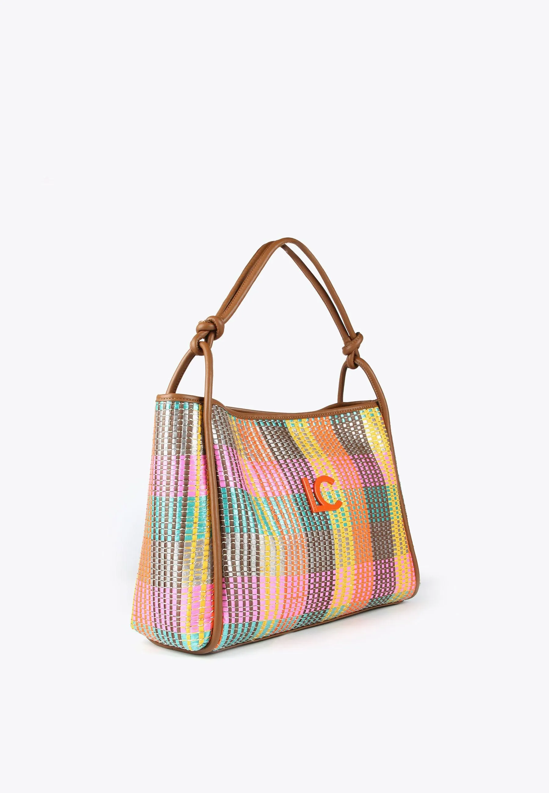 Multicoloured tote bag