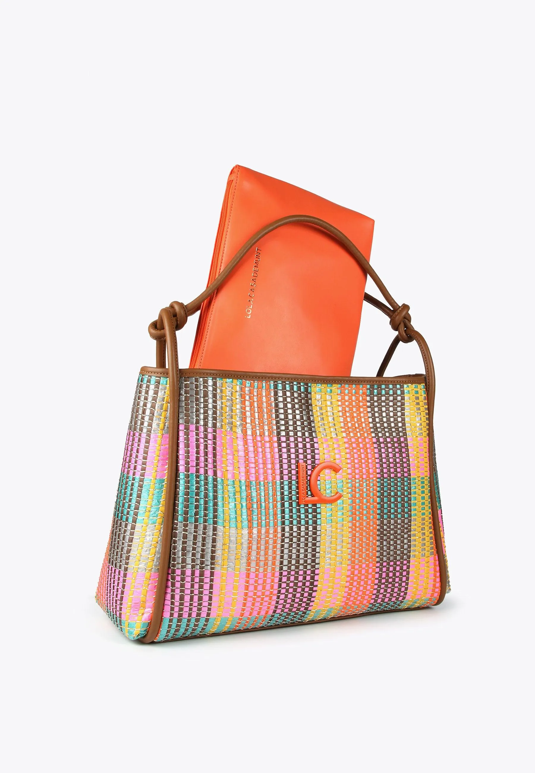 Multicoloured tote bag