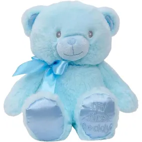 My First Teddy Bear, Blue, 11 Inches, 1 Count