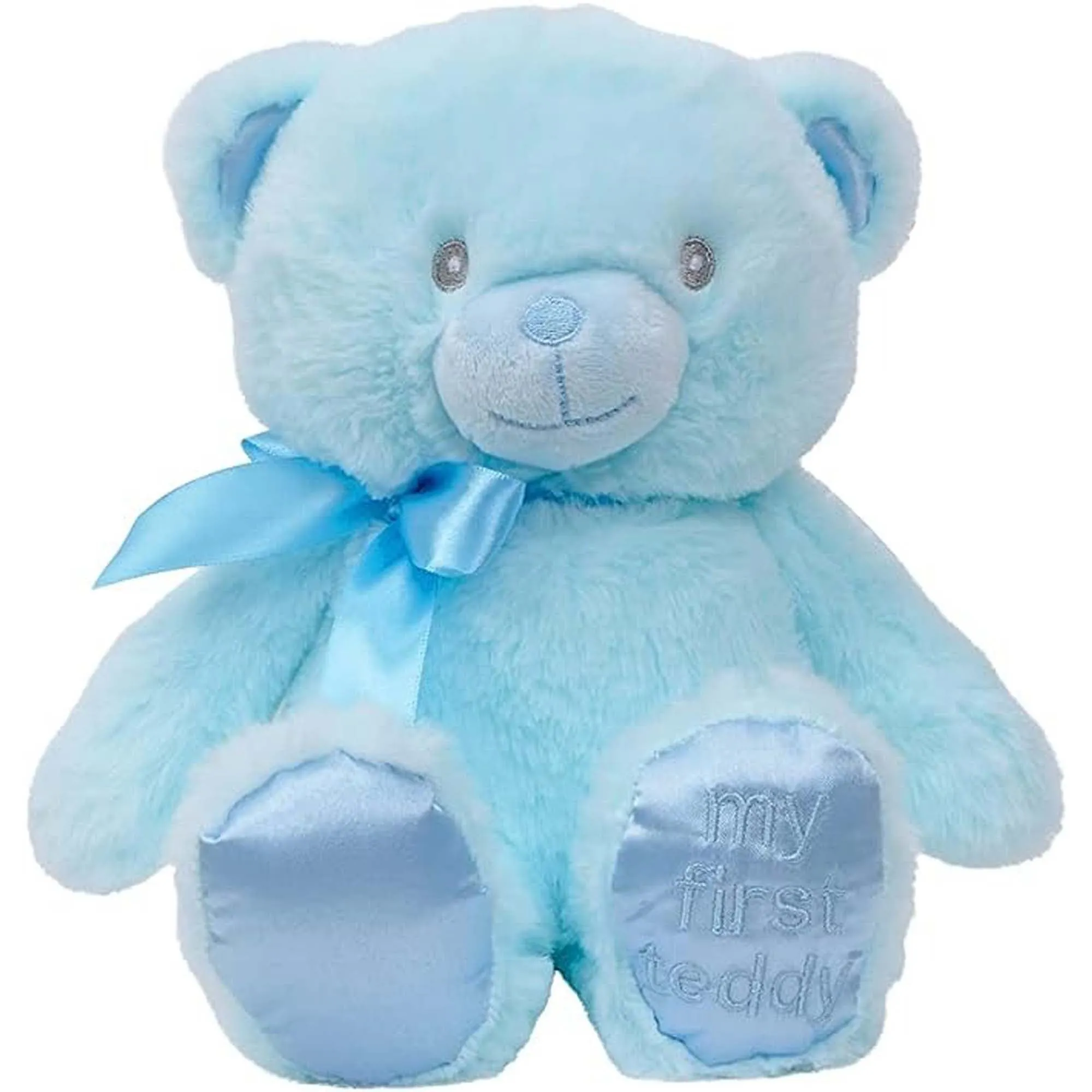 My First Teddy Bear, Blue, 11 Inches, 1 Count