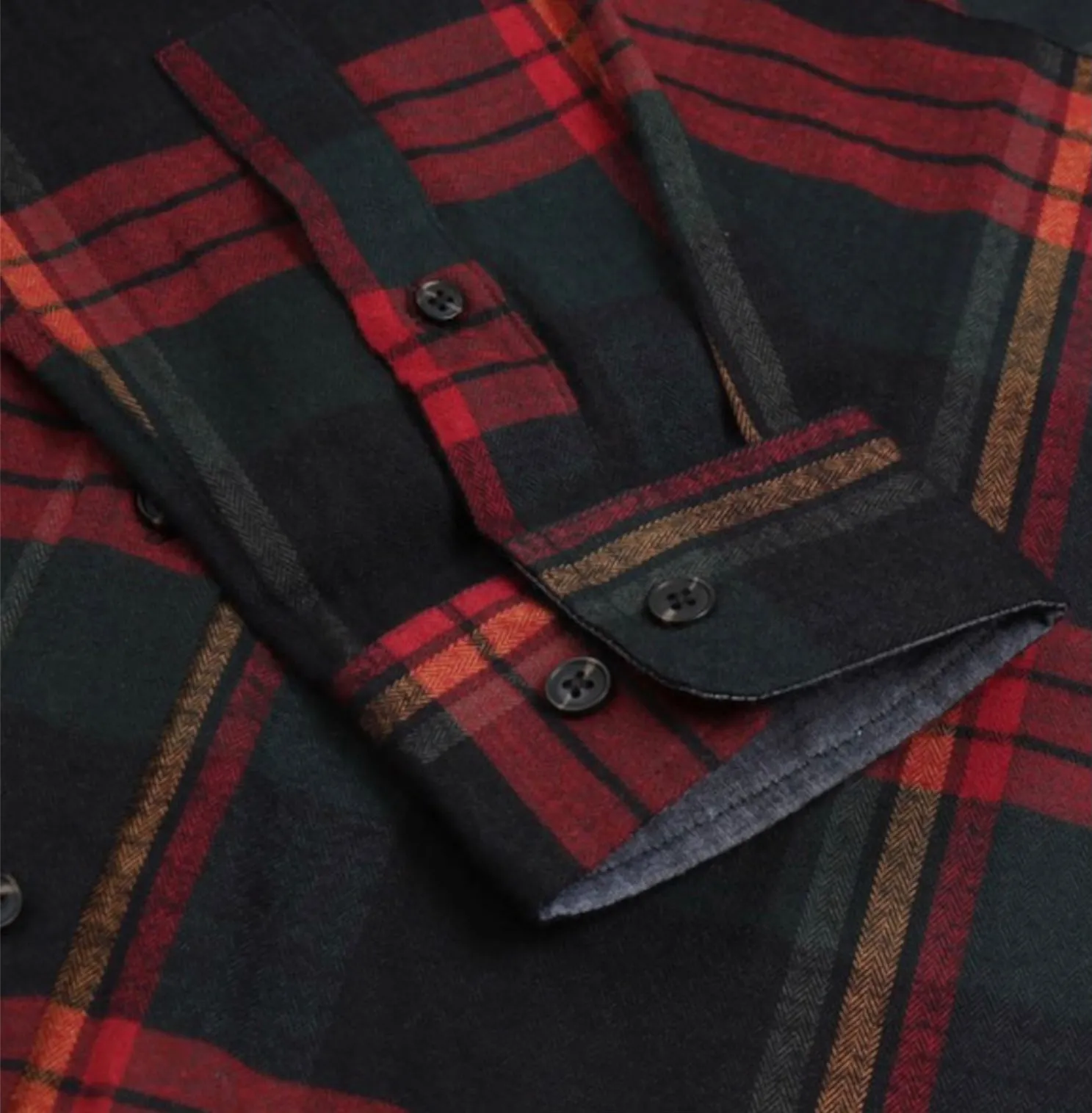 Night Tones Plaid Flannel