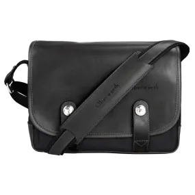 Oberwerth Freiburg Medium Photo Bag - Cordura/Leather - Black/Black