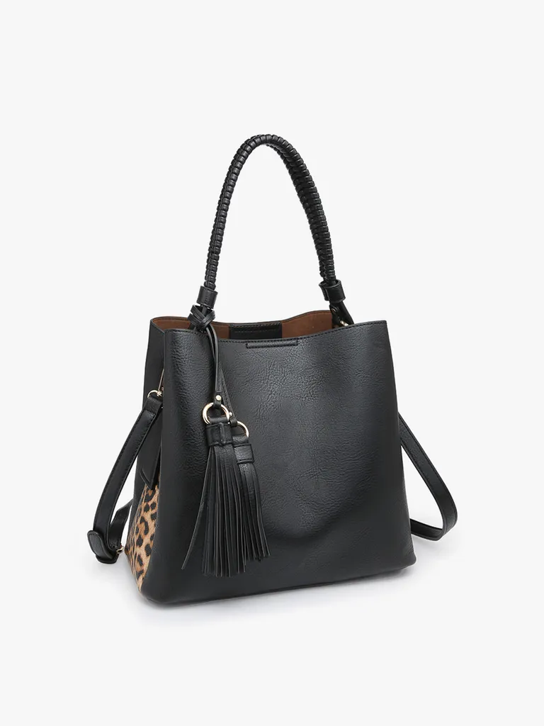 Olivia Hobo Handbag Braided Strap