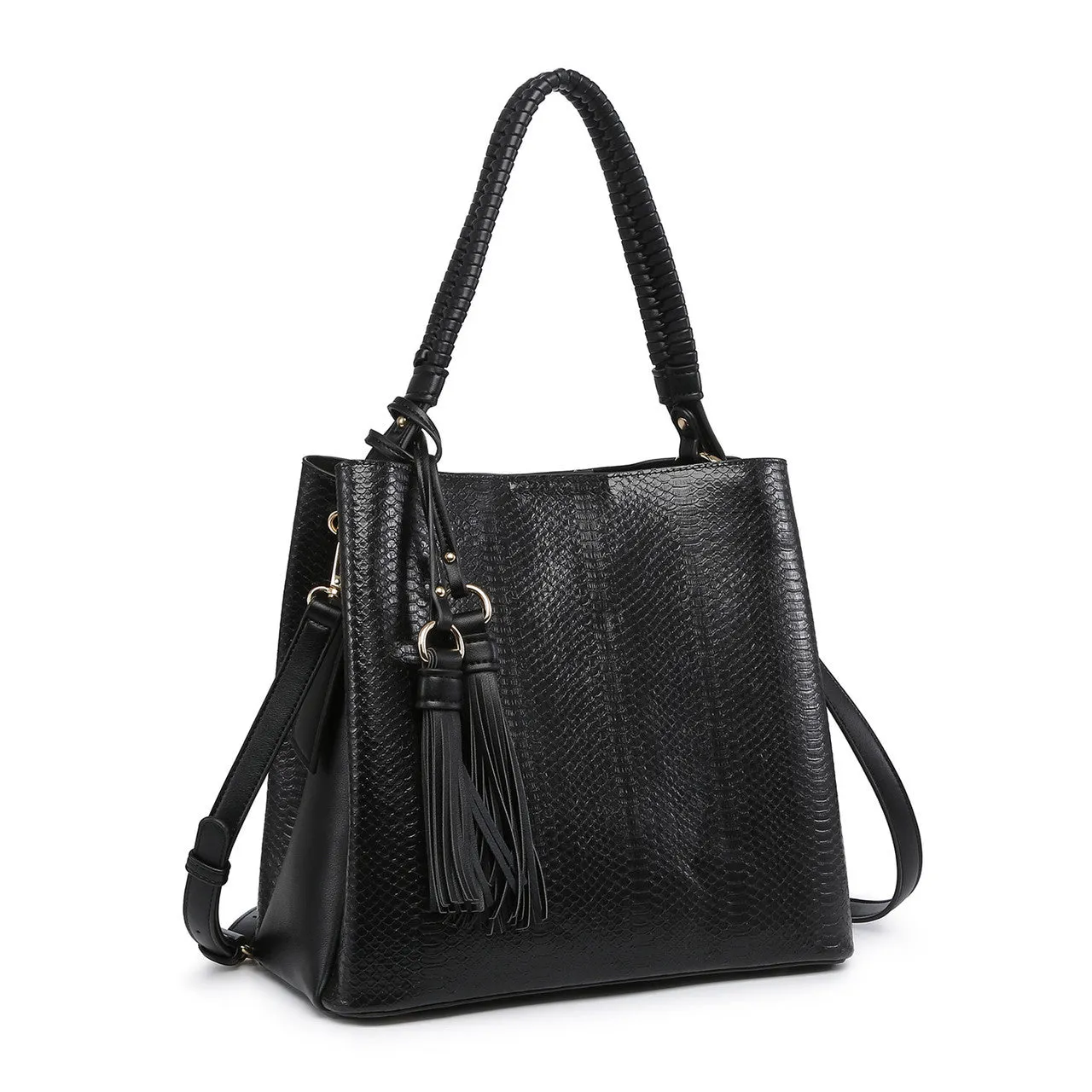 Olivia Hobo Handbag Braided Strap