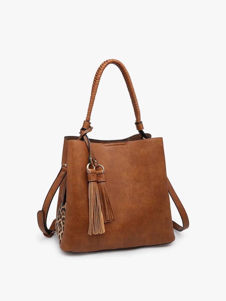 Olivia Hobo Handbag Braided Strap