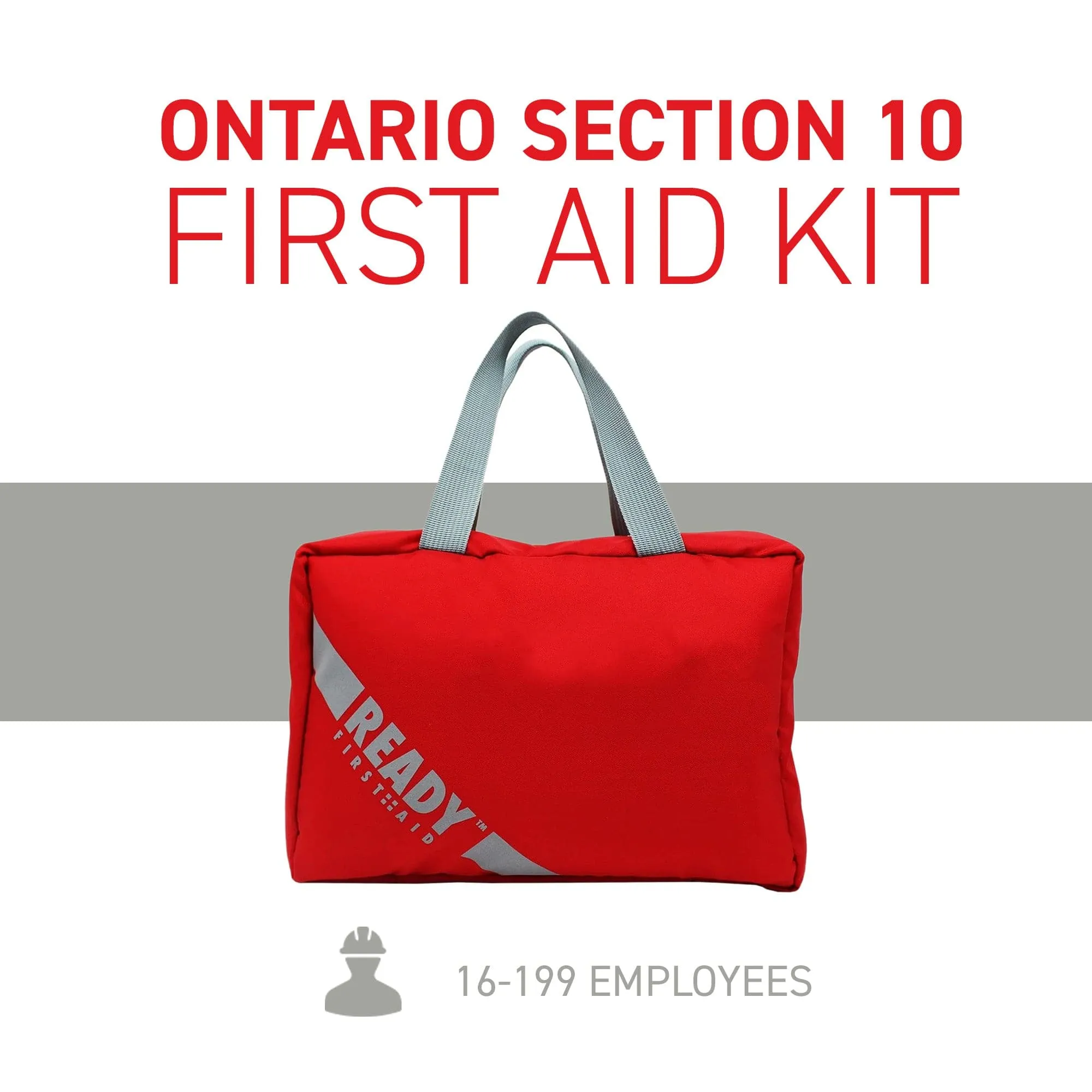 Ontario Section 10 First Aid Kit (16-199 Employees) with First Aid Bag