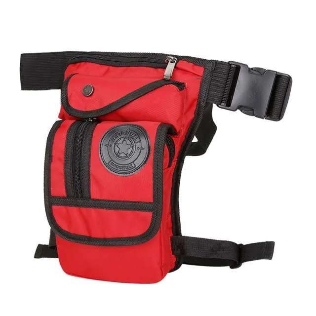 Outdoor Canvas Drop Leg Bag - Multi-Purpose Motorcycle Outdoor Travel,  Hip Bag, Hiking, Climbing, Thigh Bag