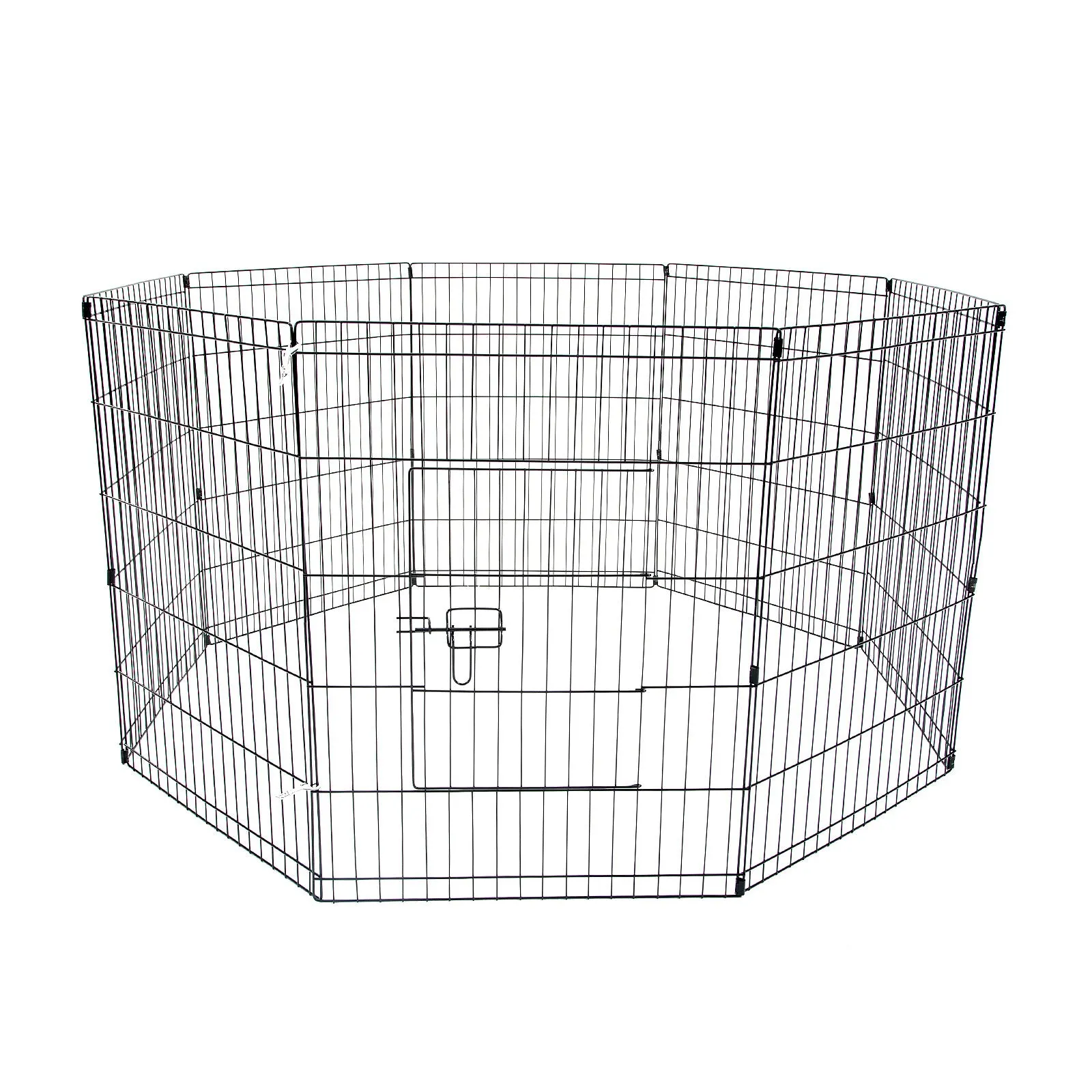 Paw Mate Pet Playpen 8 Panel 30in Foldable Dog Exercise Enclosure Fence Cage