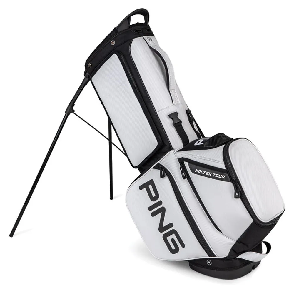 Ping Hoofer Tour Stand Bag - White/Black