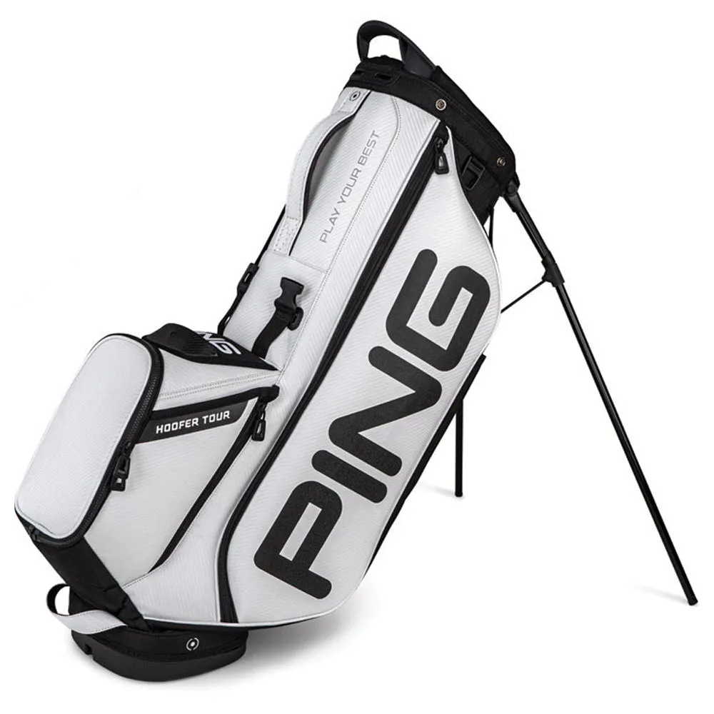 Ping Hoofer Tour Stand Bag - White/Black