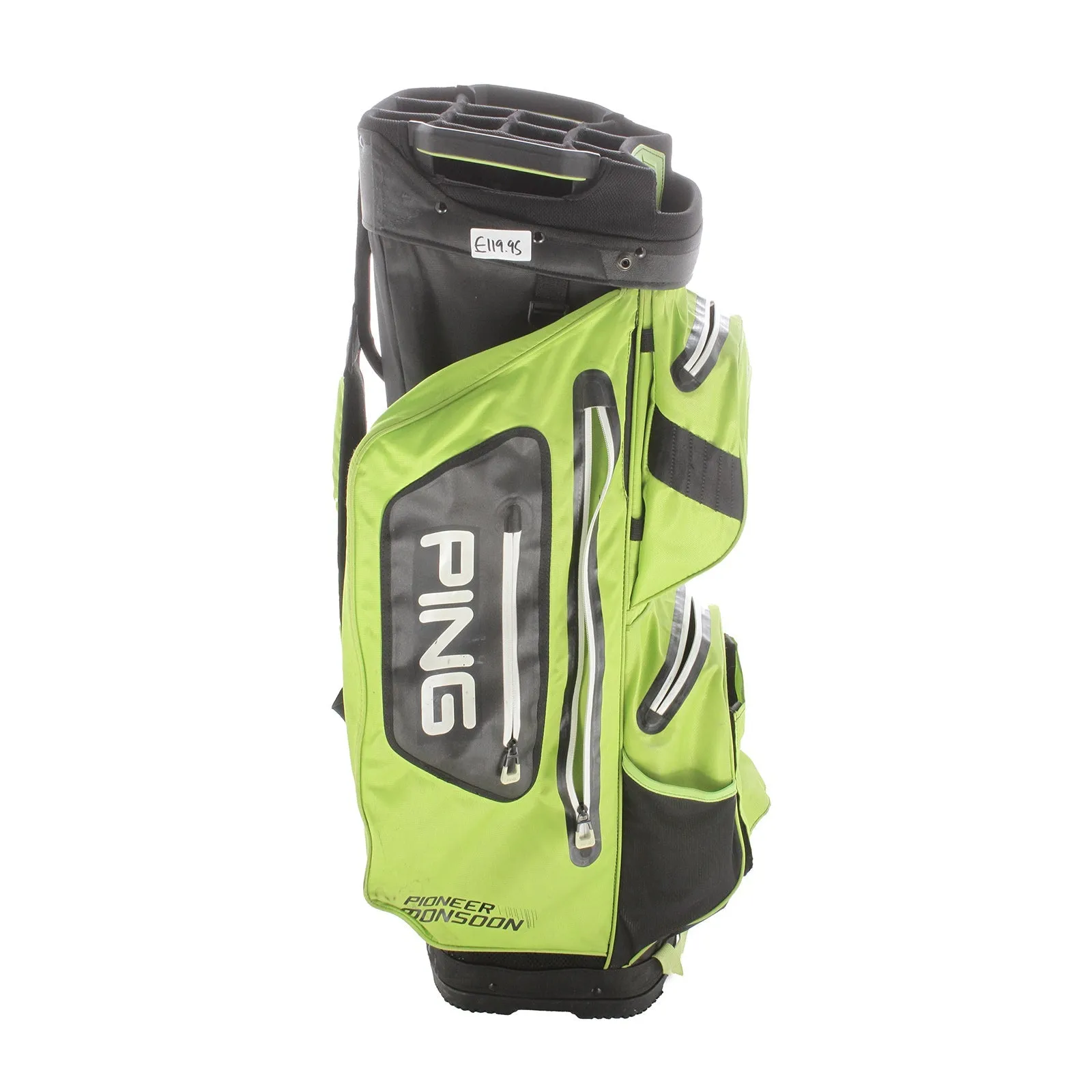 Ping Pioneer Monsoon Cart Bag - Green/Black/White