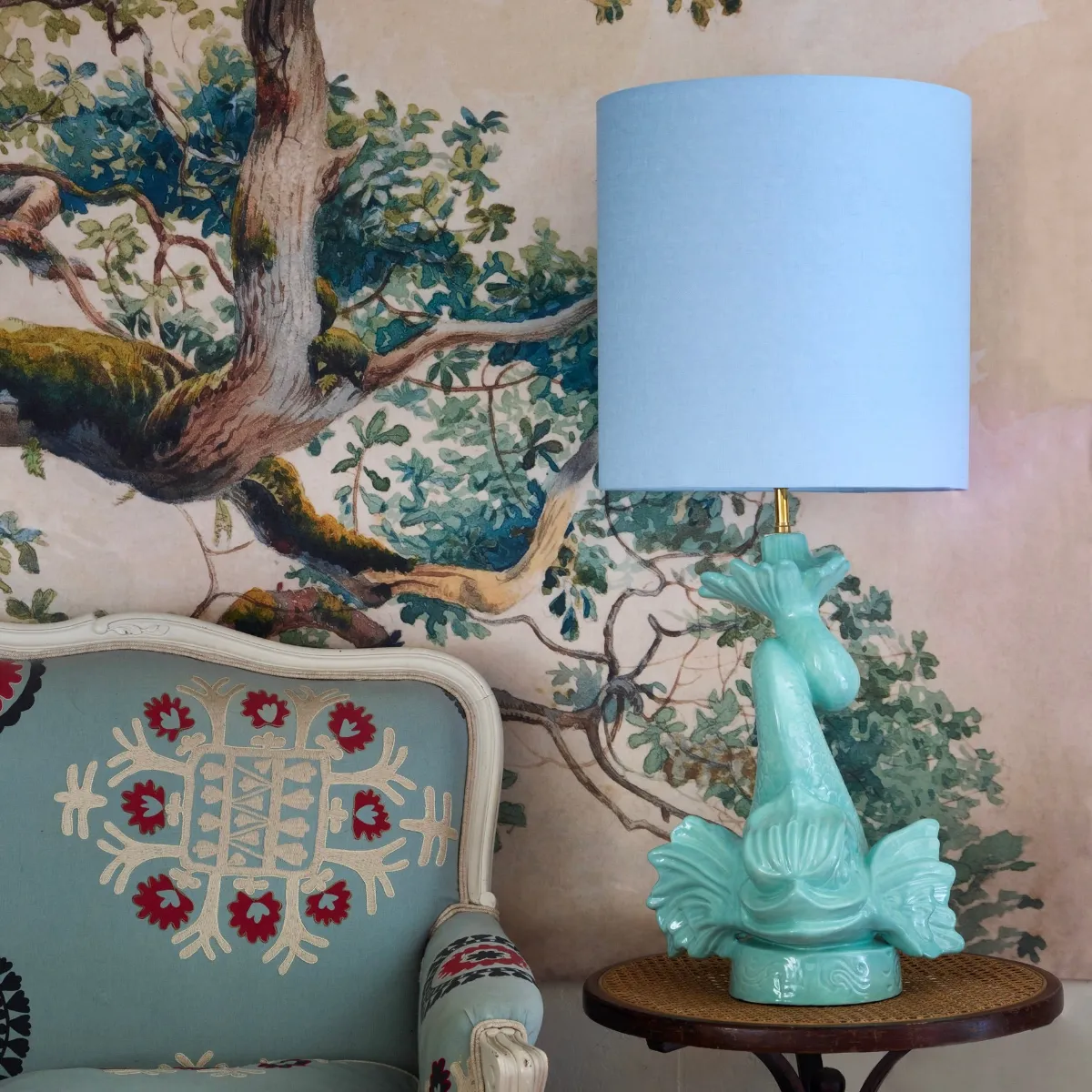 Pistachio Dolphin Lamp