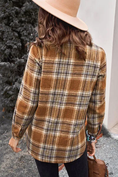 Plaid Button Up Long Sleeve Shirt