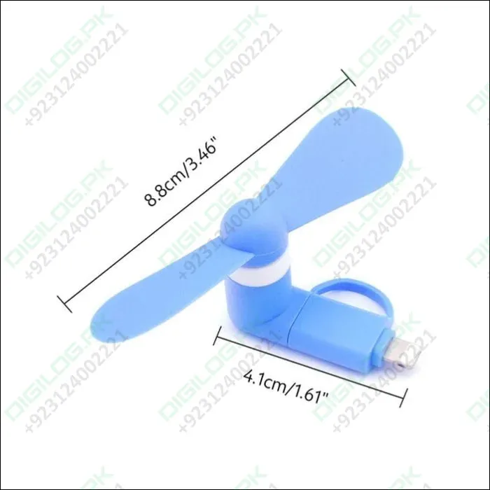 Portable 2 In 1 Mini Usb Fan For Phone Mix Color