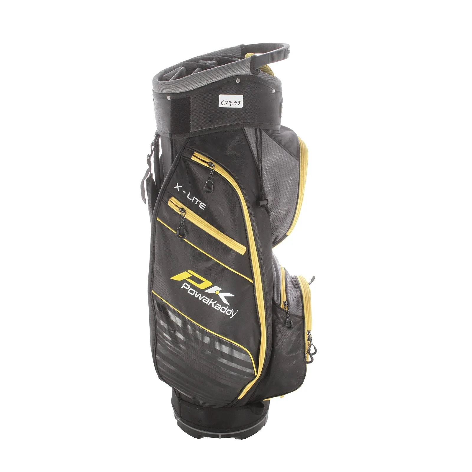 Powakaddy X-Lite Cart Bag - Black/Yellow