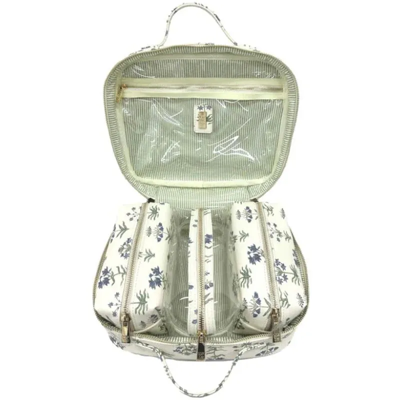 Provence Train Luxe Cosmetic Toiletry Case