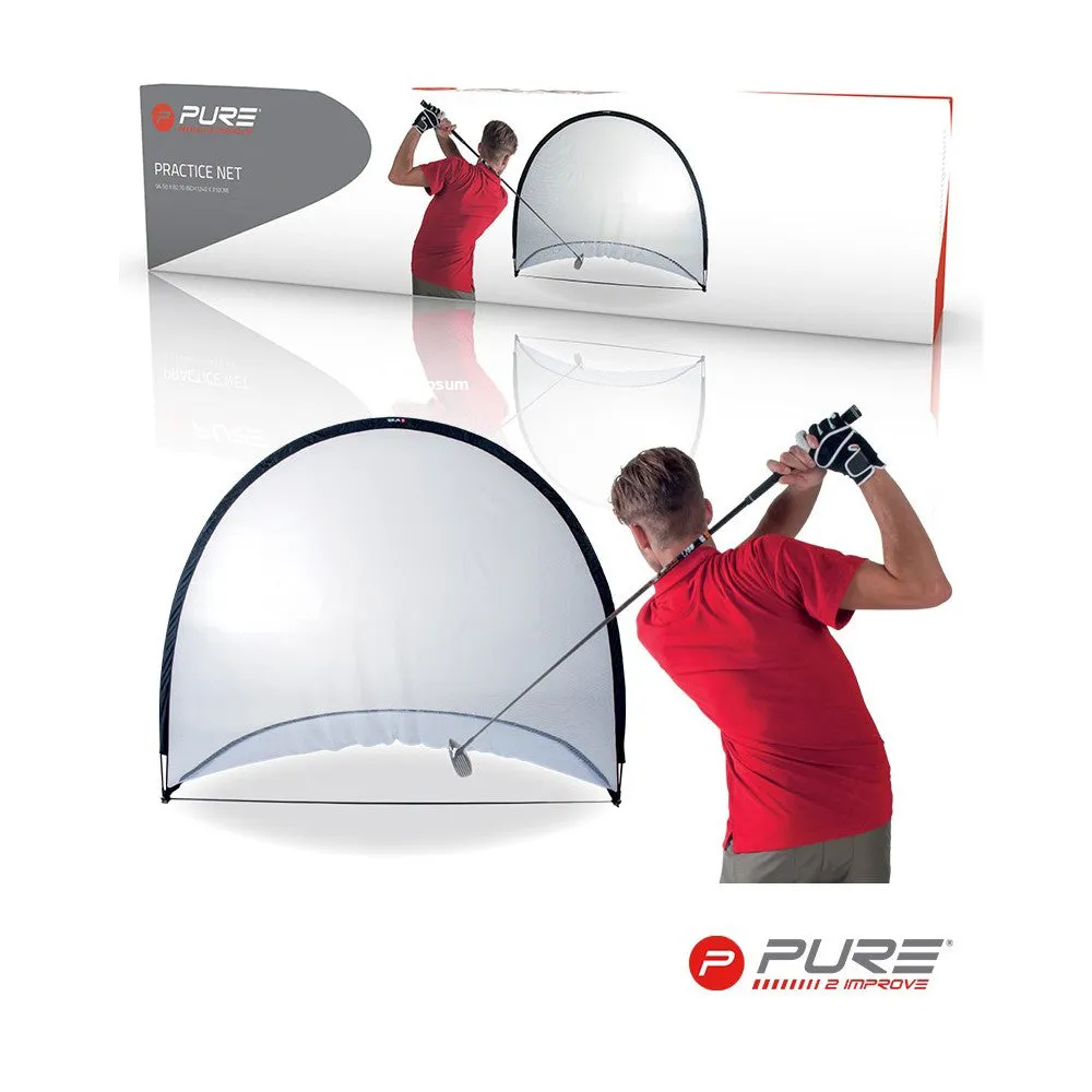 Pure2Improve Golf Practise Net 2.4m x 2.1m