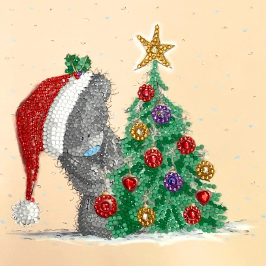 "Season Sparkle" Tatty Teddy Crystal Art Card