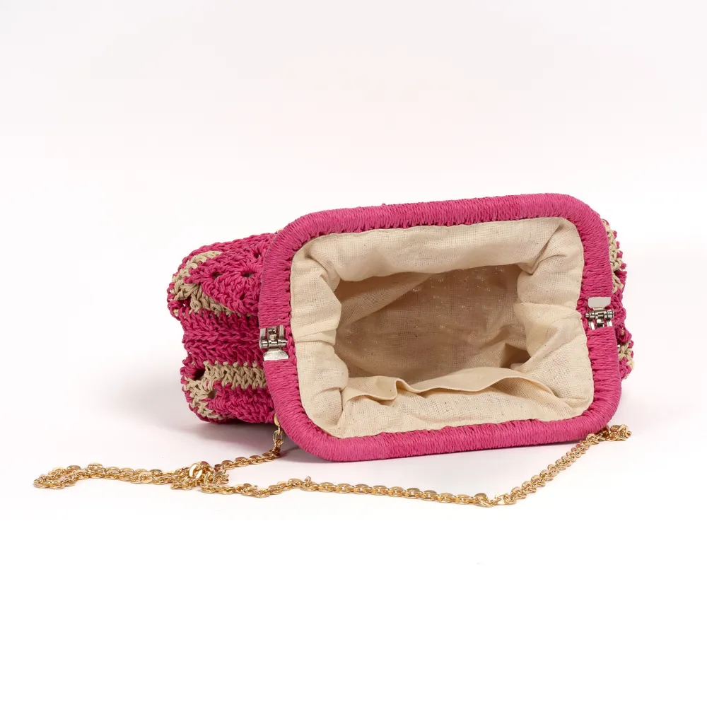 Raffia Clutch Bag