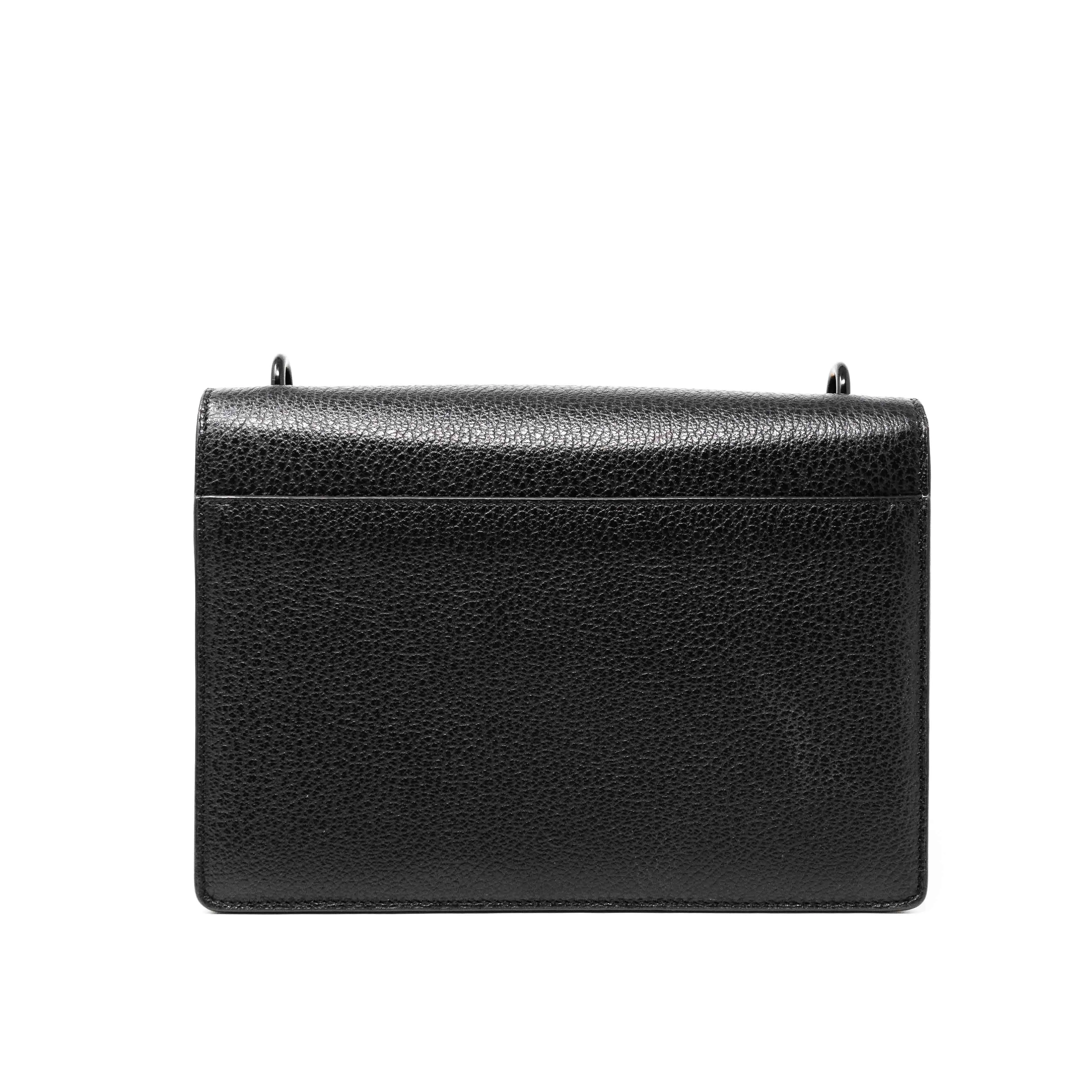 Saint Laurent Black Medium Sunset Bag