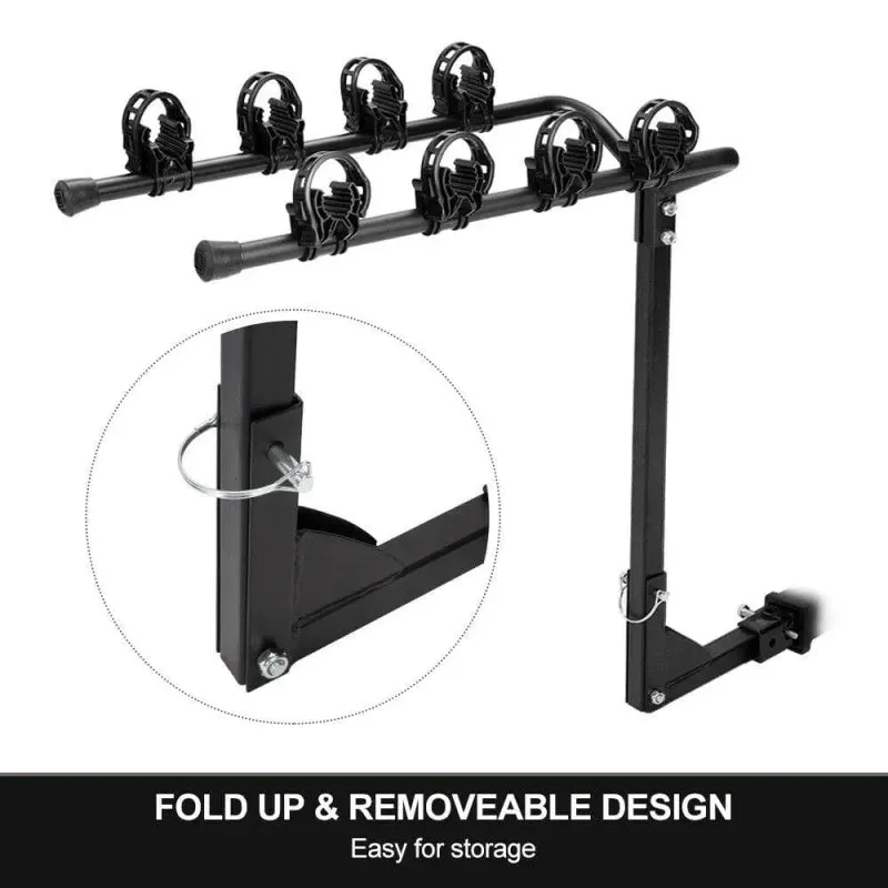 San Hima Foldable 4 Bike Carrier Bicycle Rack