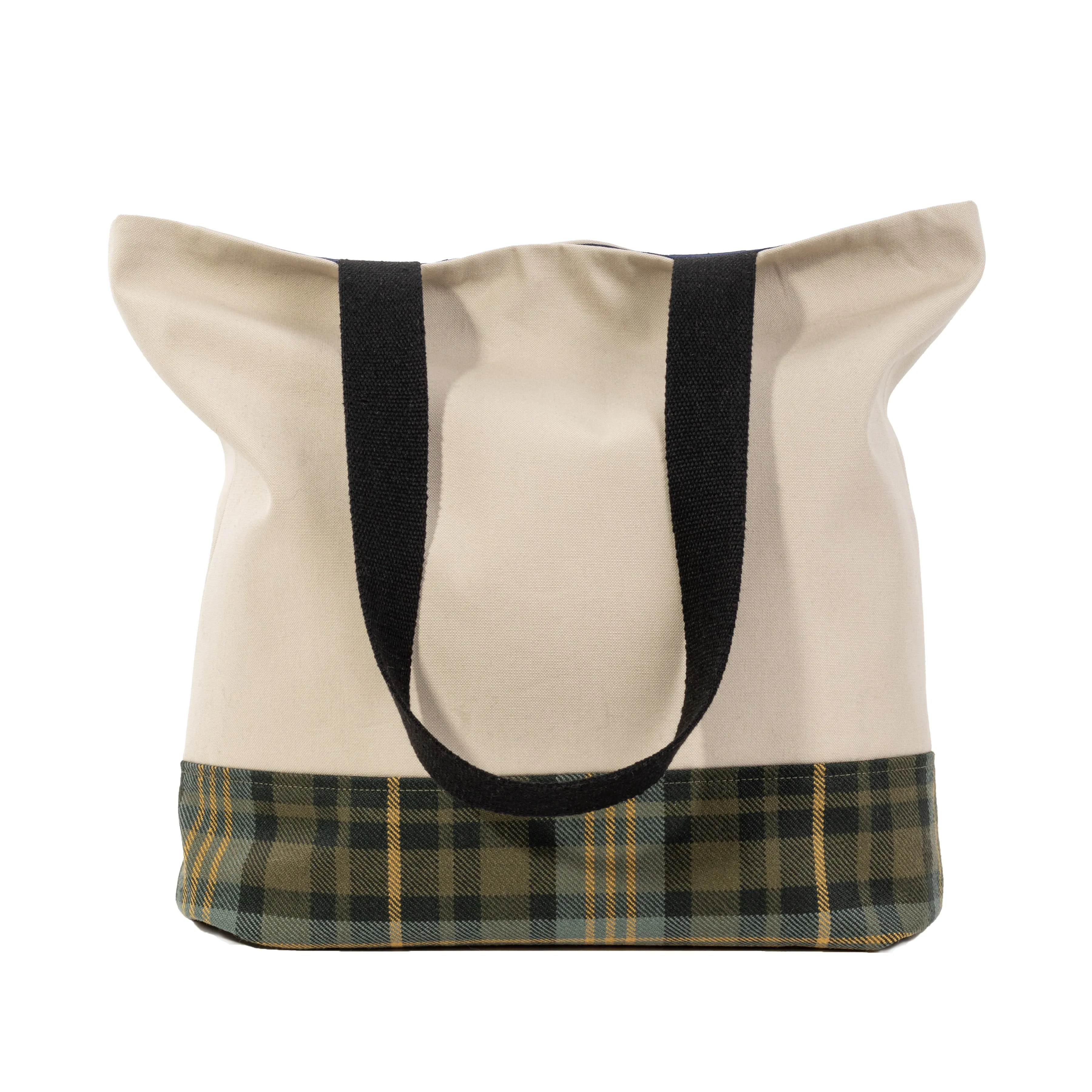 Shopper Bag in SC&Co. Tartan & Cream Canvas