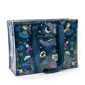 Starry Garden Shoulder Tote