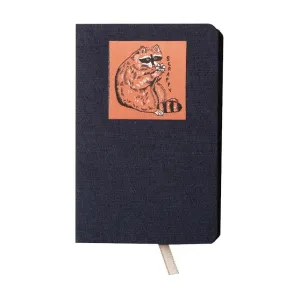 Stay Home Club Dotgrid Scrappy Raccoon Pocket Notebook