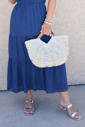 Sunburst Woven Handbag