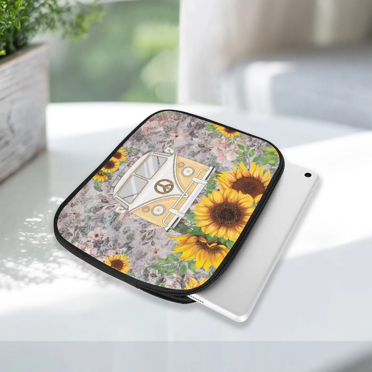 Tablet Sleeve - Sunflowers - Combi Van