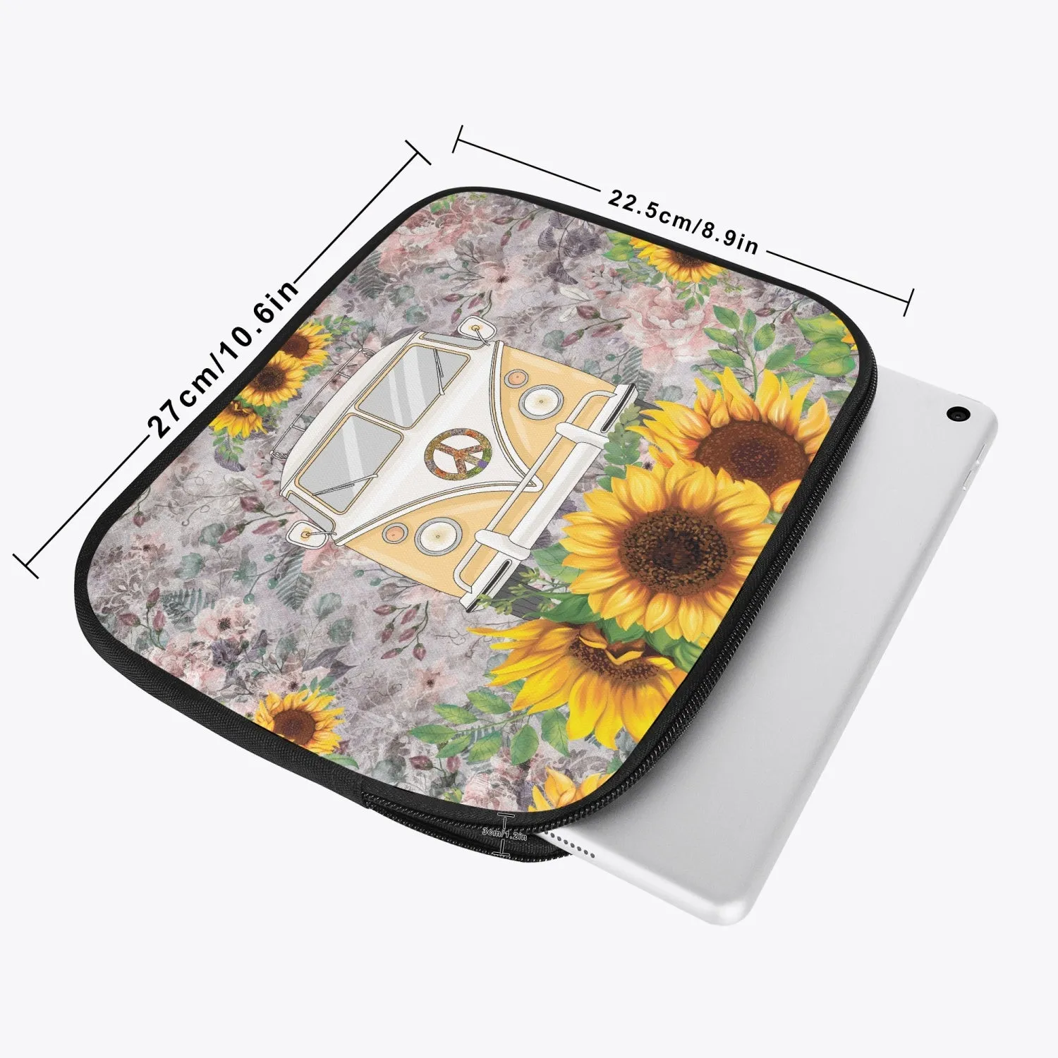 Tablet Sleeve - Sunflowers - Combi Van