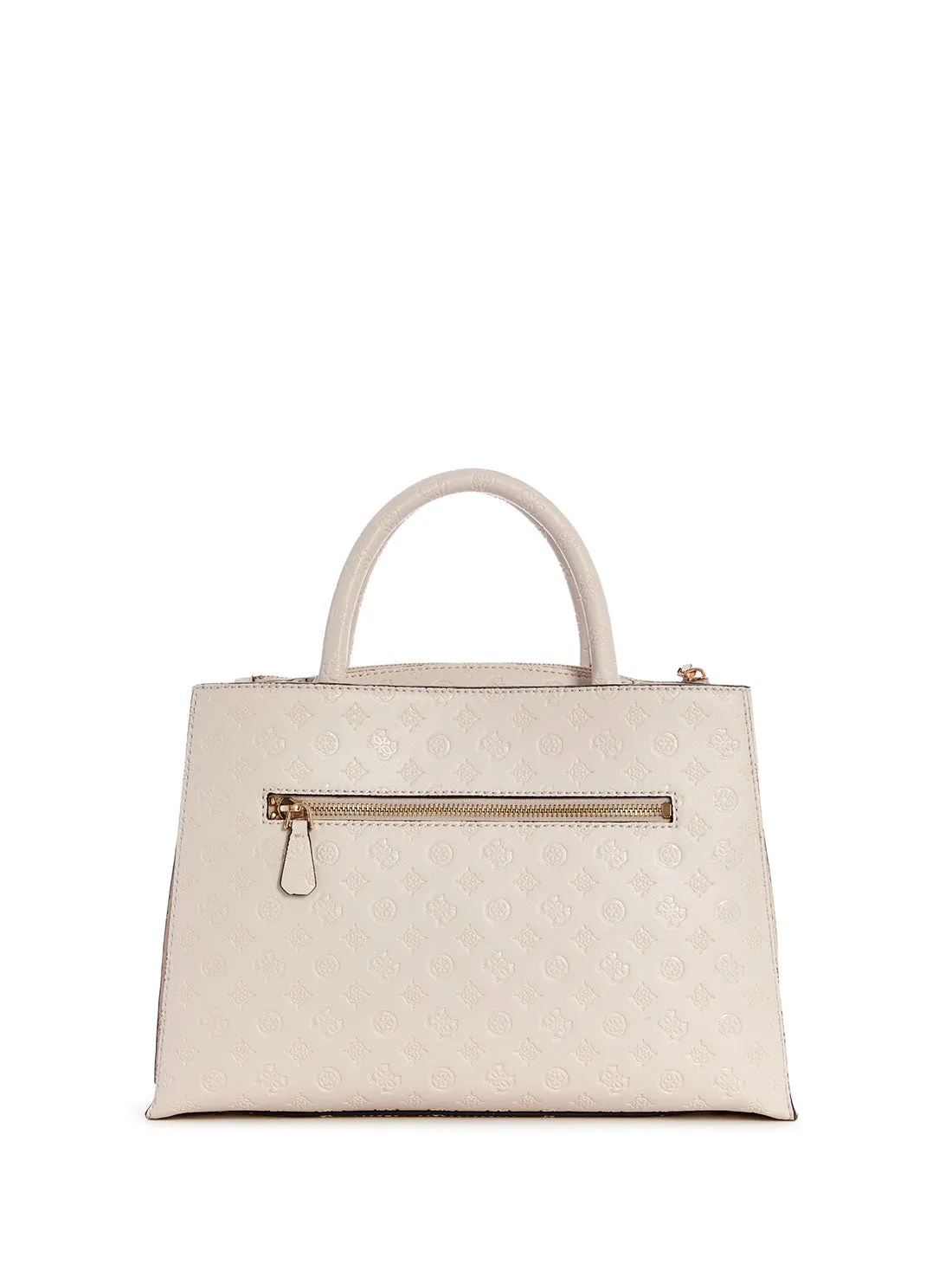 Taupe Logo Arlena Girlfriend Satchel Bag