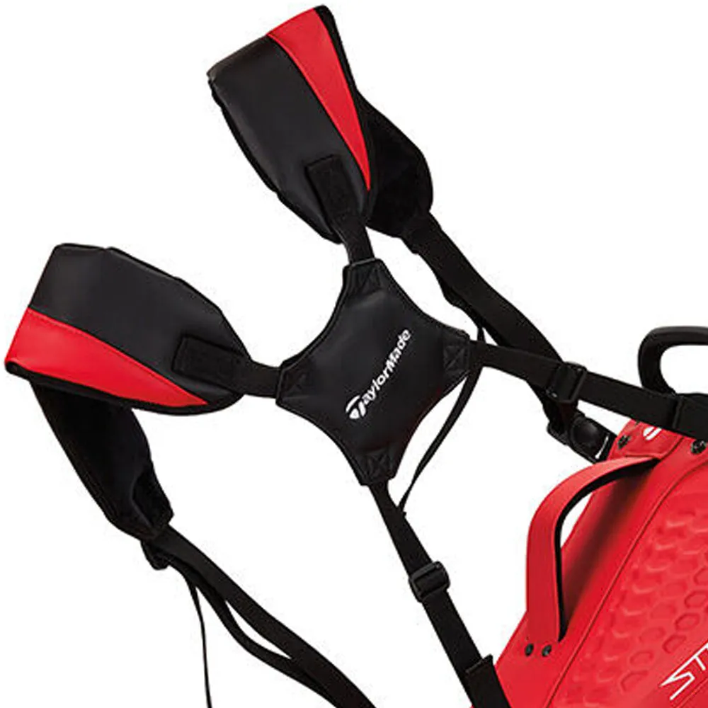 TaylorMade Tour Stand Bag - Red/White/Black