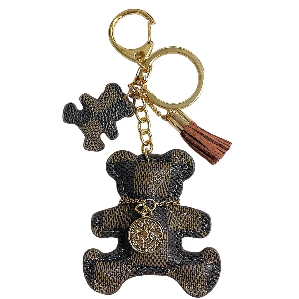 Teddy Bear Tassel Bag Charm